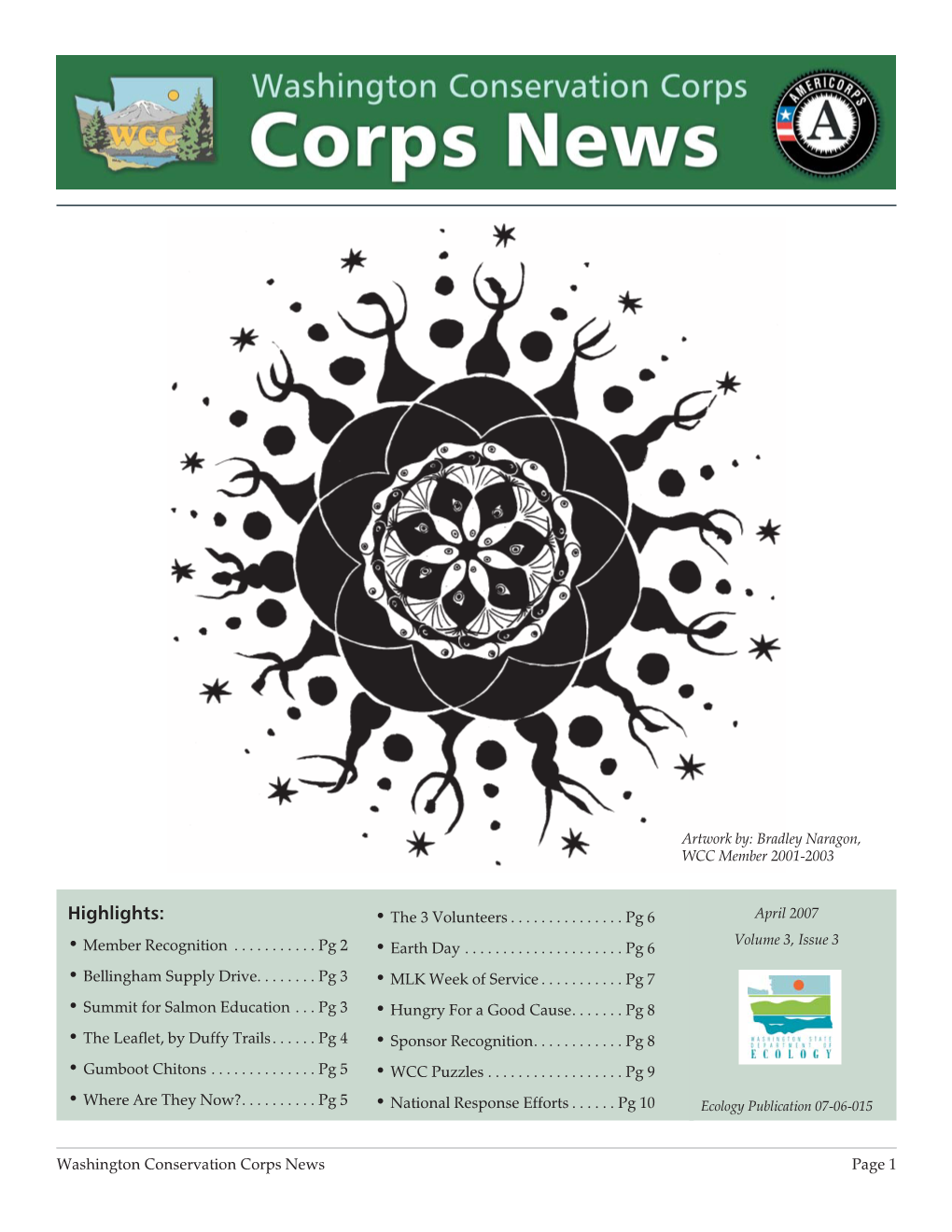 Washington Conservation Corps News, Spring 07