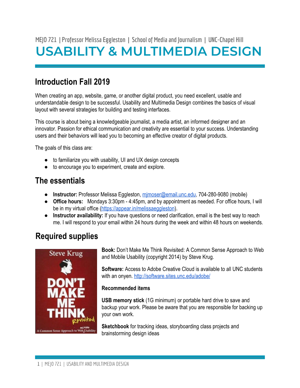 Usability & Multimedia Design