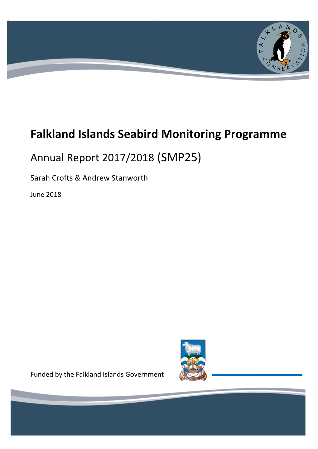 Falkland Islands Seabird Monitoring Programme Annual Report 2017/2018 (SMP25)