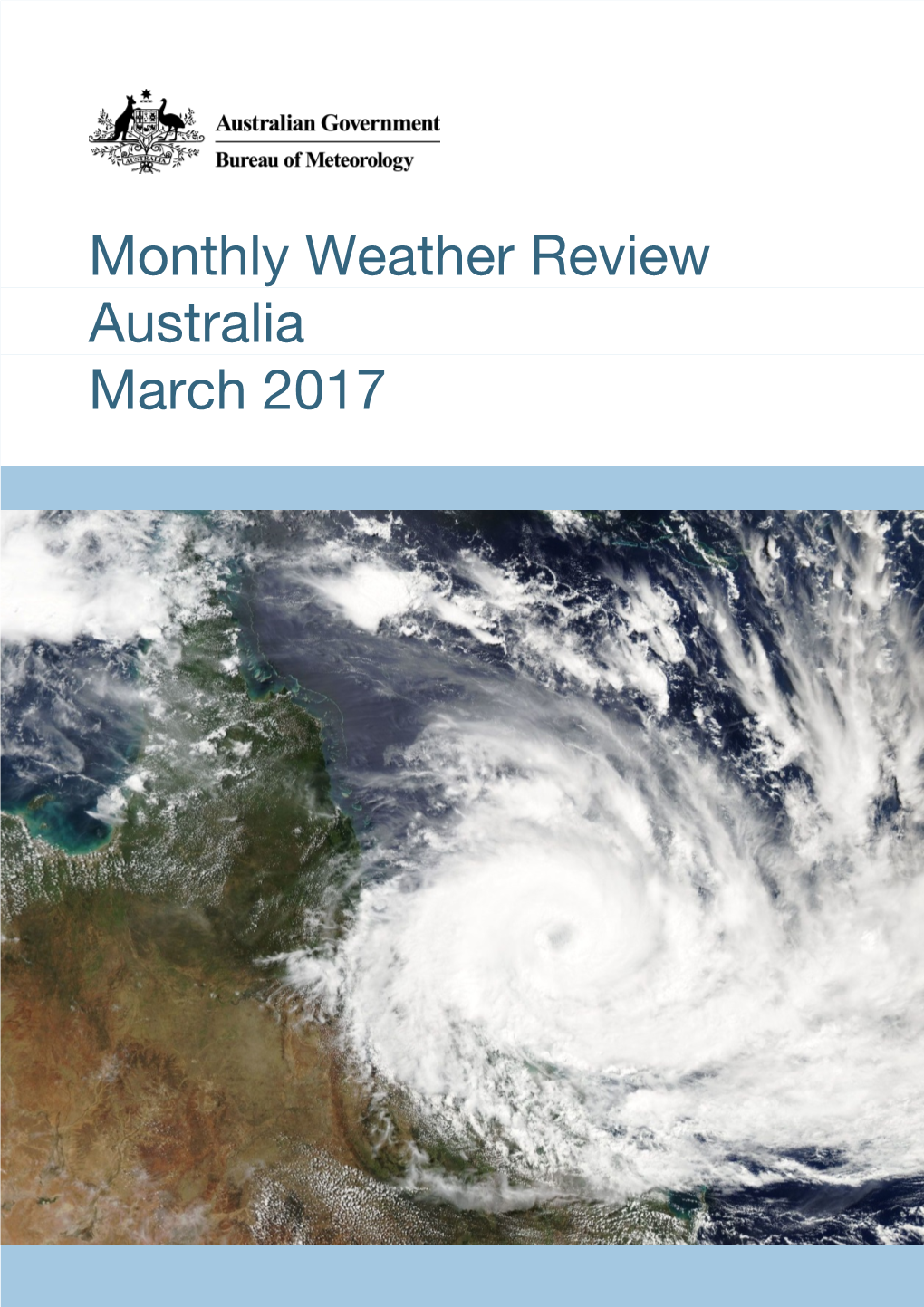 Monthly Weather Review: Australia, March 2017