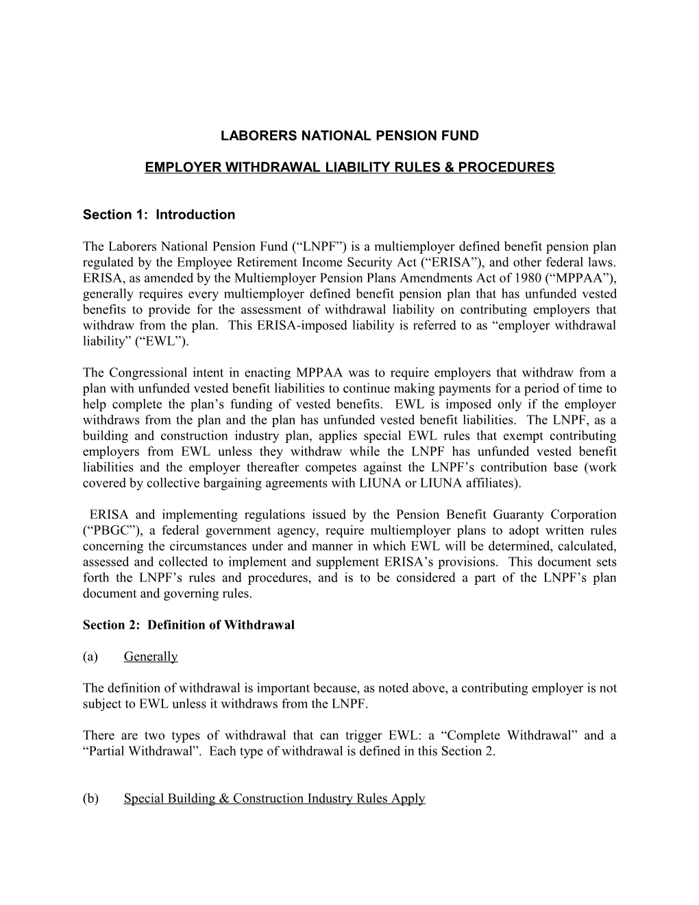 Laborers National Pension Fund