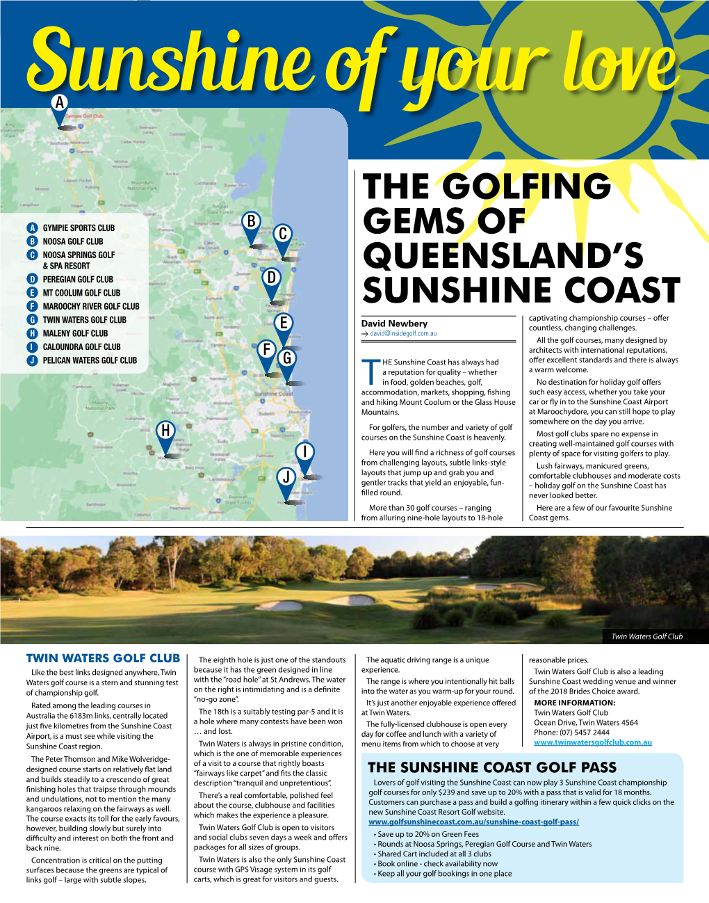The Golfing Gems of Queenslandls Sunshine