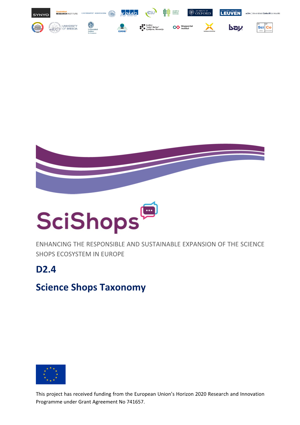 D2.4 Science Shops Taxonomy
