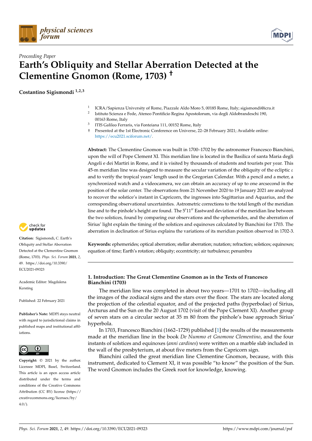 Earth's Obliquity and Stellar Aberration Detected at The