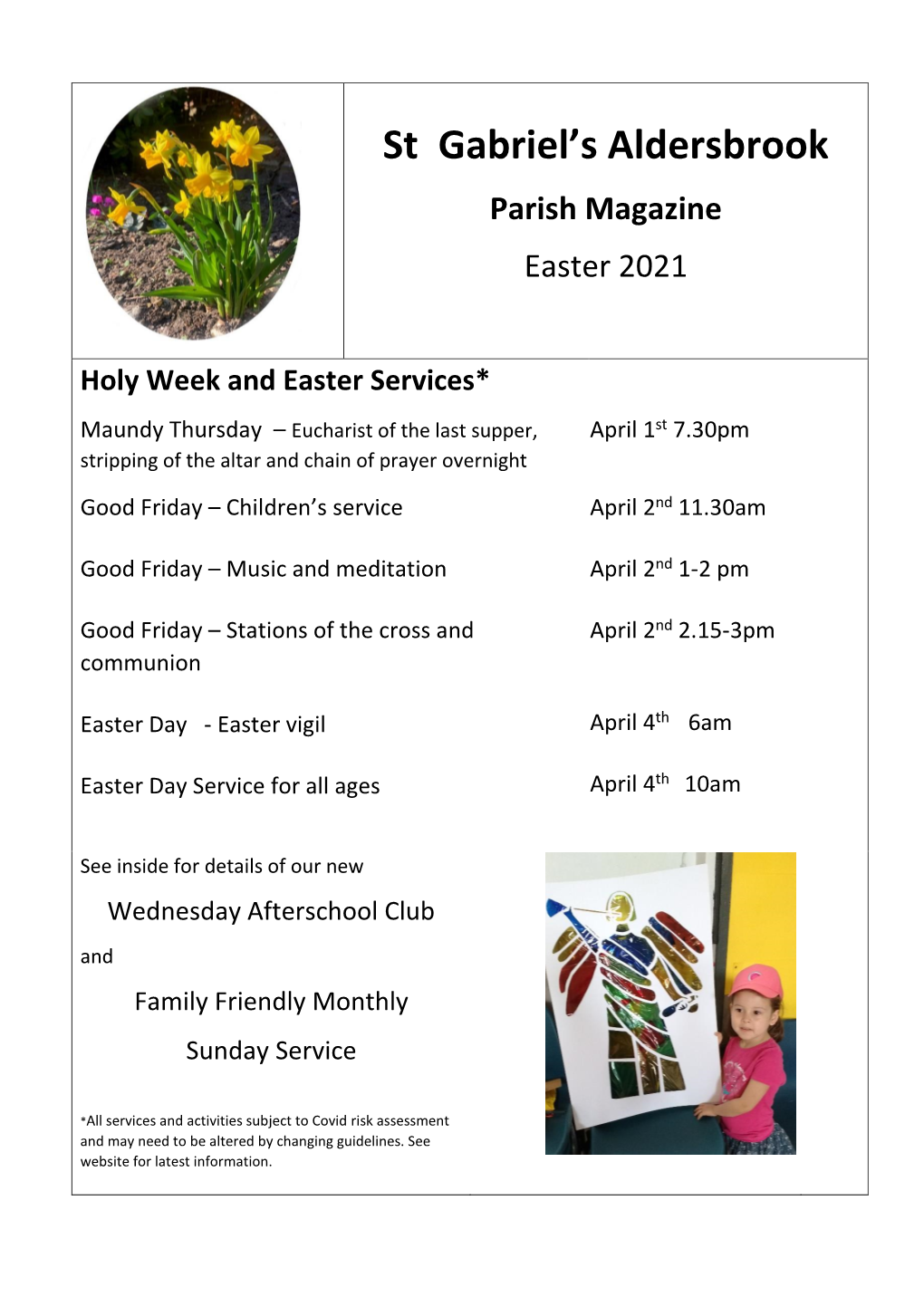 Parish Magazine Easter 2021