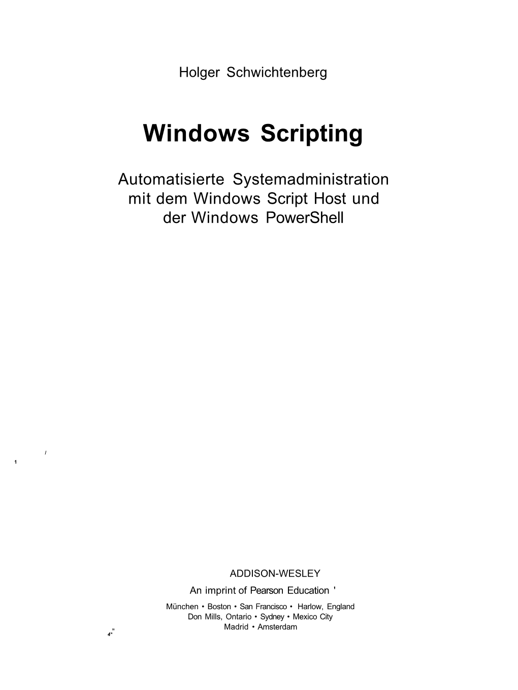 Windows Scripting