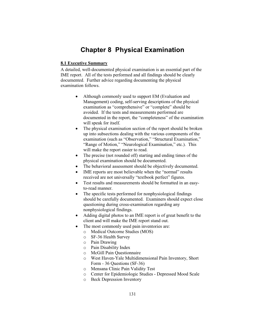 Chapter Background Information and Transmittal Letters