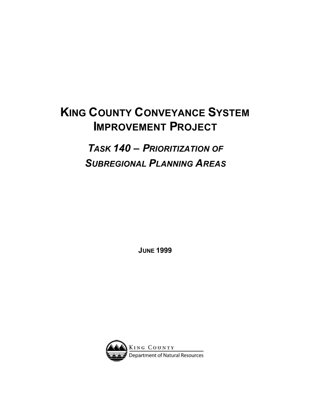 King County Conveyance System Improvement Project