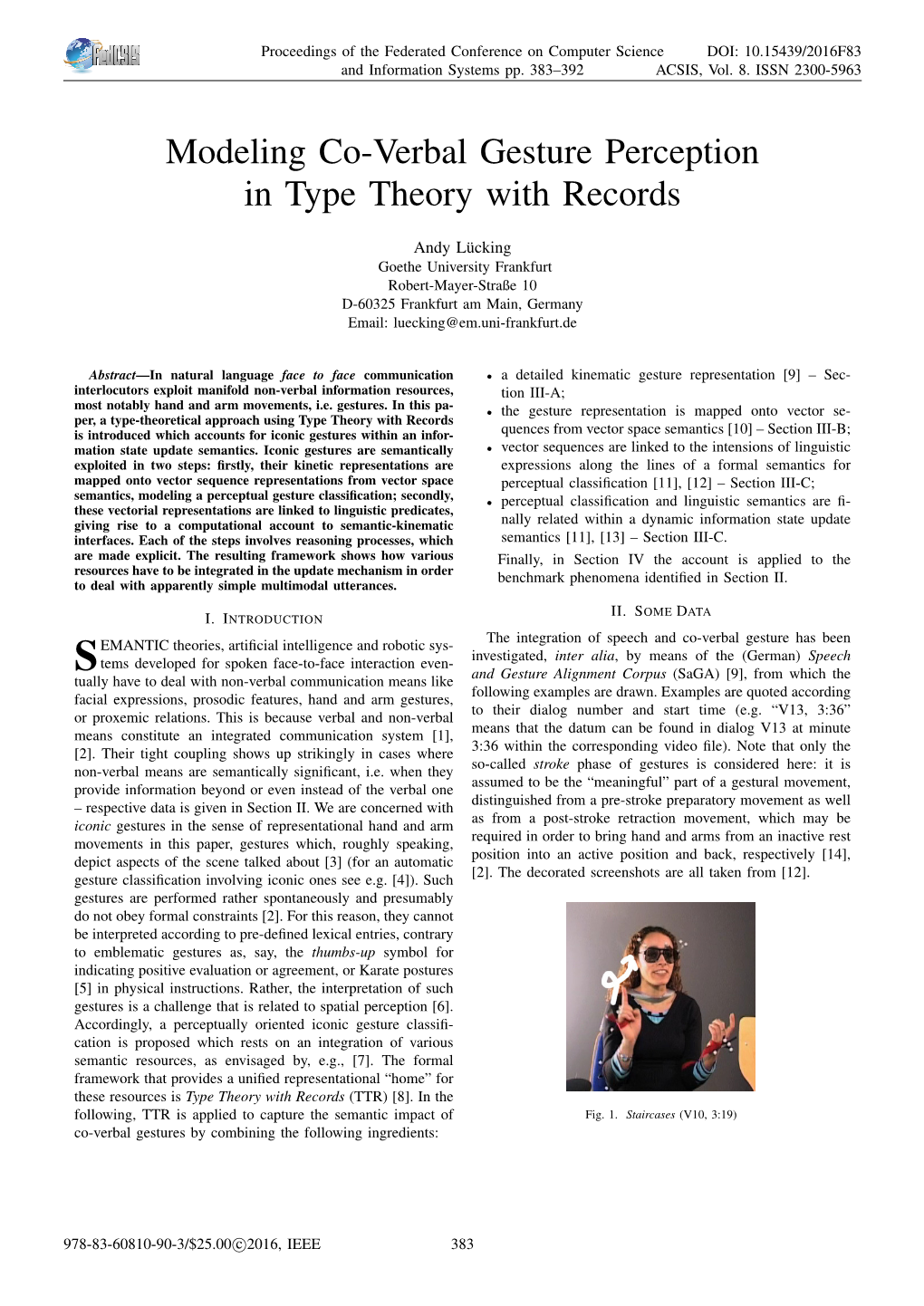 Modeling Co-Verbal Gesture Perception in Type Theory with Records