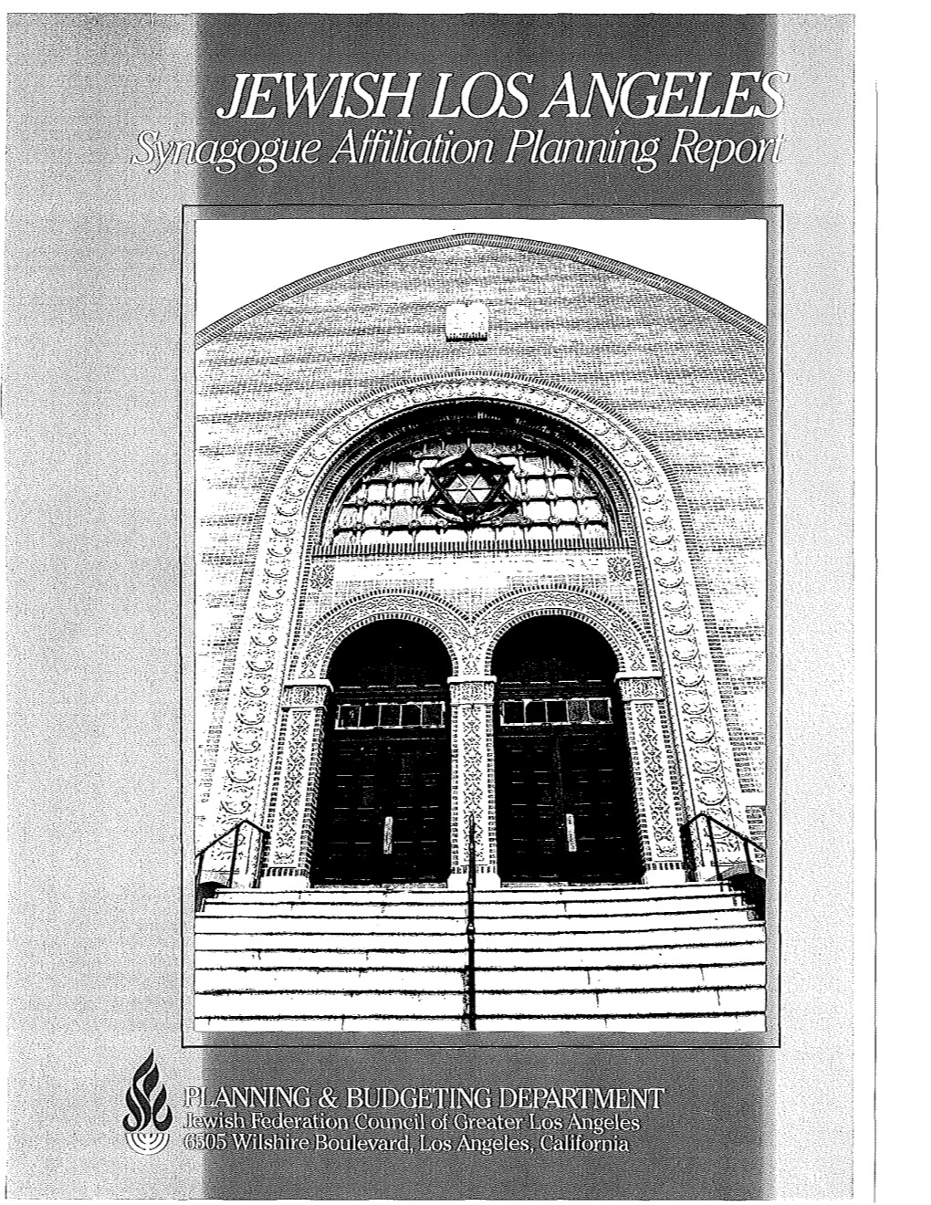 Los Angeles 1979 Synagogue Planning Report