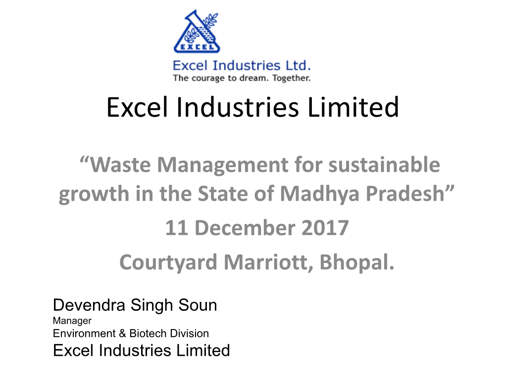 Excel Industries Limited