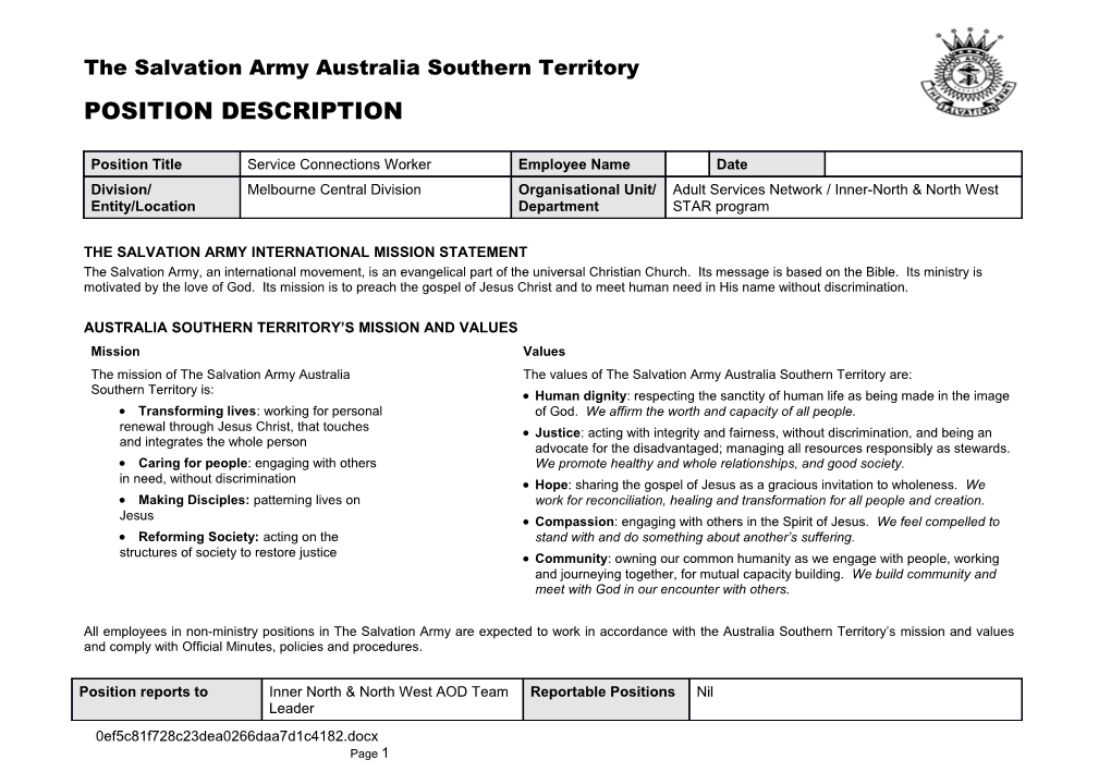 Position Description Guide s1