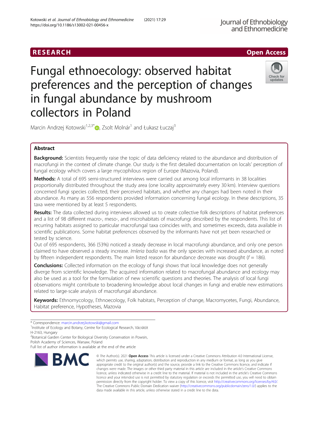 Fungal Ethnoecology