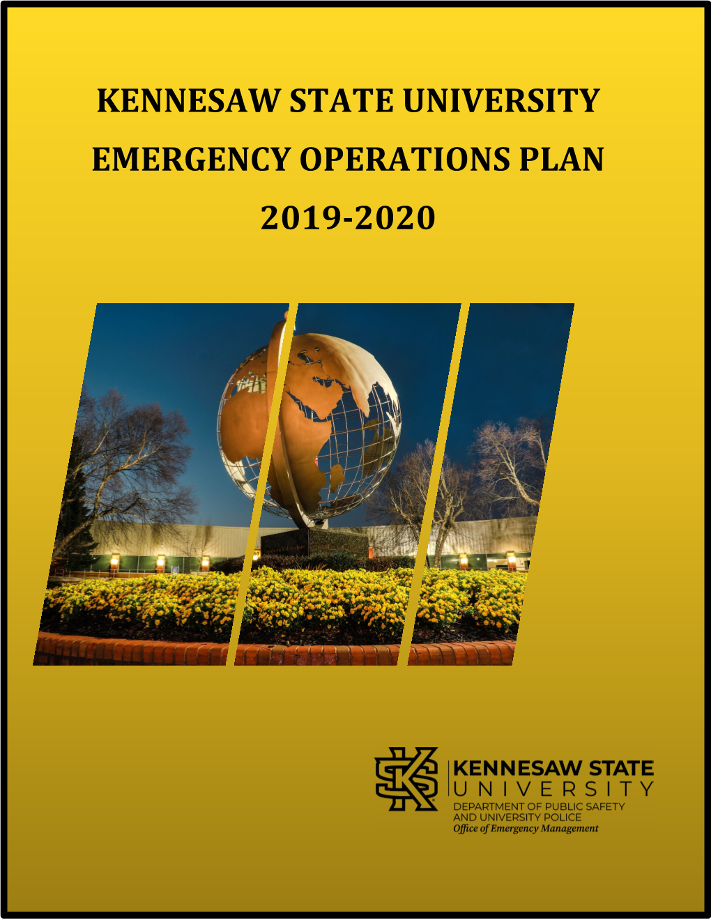 Emergency Operations Plan 2019‐2020