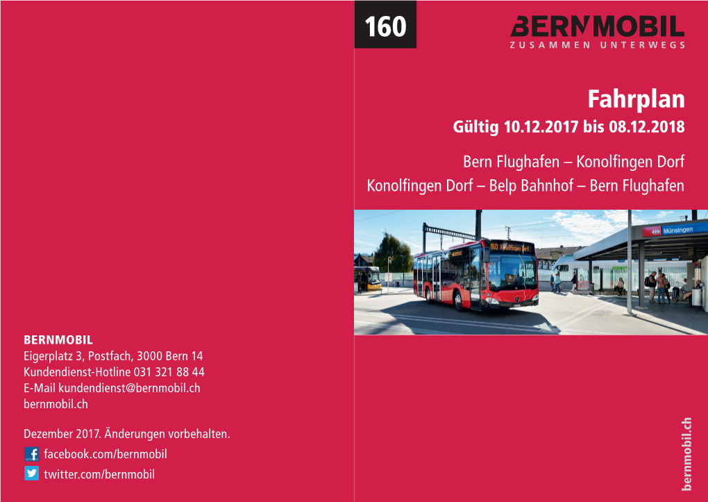 Fahrplan Gültig 10.12.2017 Bis 08.12.2018