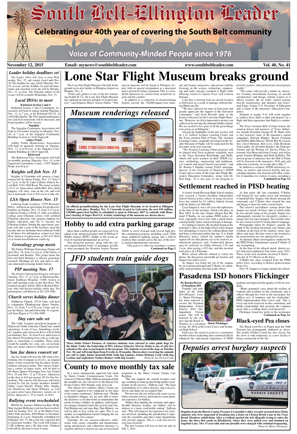Lone Star Flight Museum Breaks Ground 30