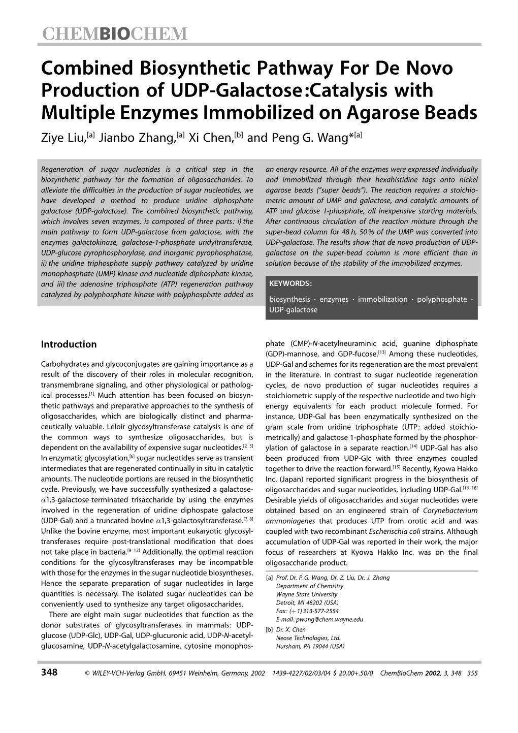 Combined Biosynthetic Pathway for De Novo Production of UDP