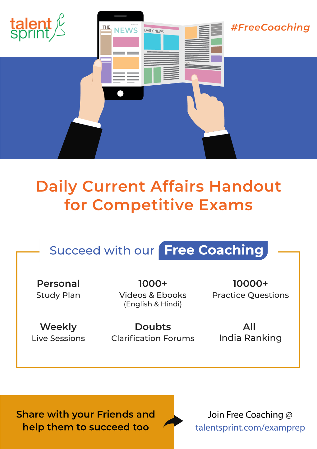 Daily Current Affairs Handout for Competitive Exams
