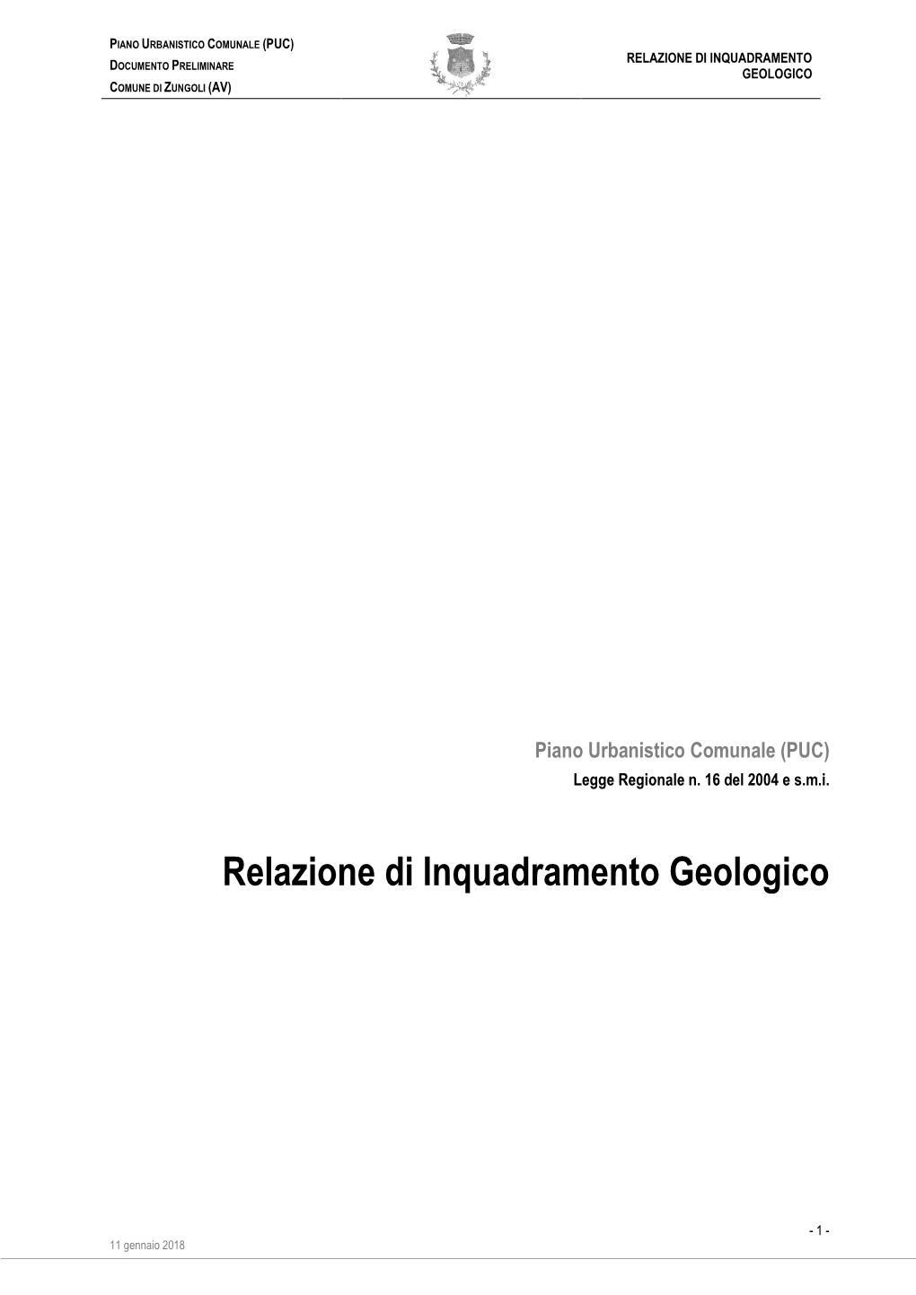 E Relazione Di Inquadramento Geologico