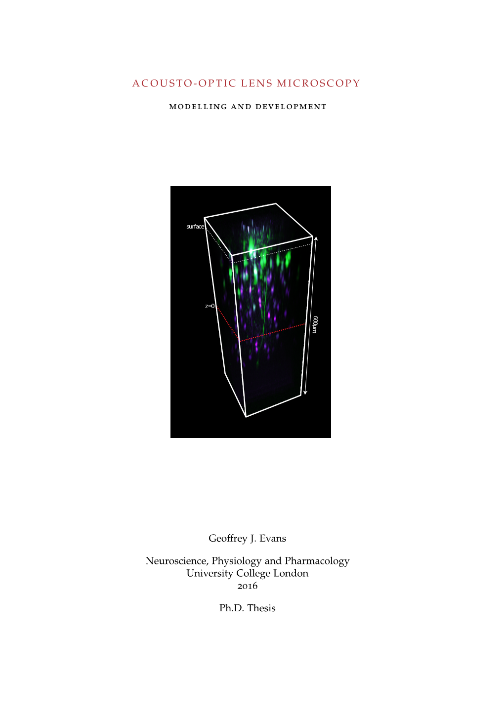 Acousto-Optic Lens Microscopy