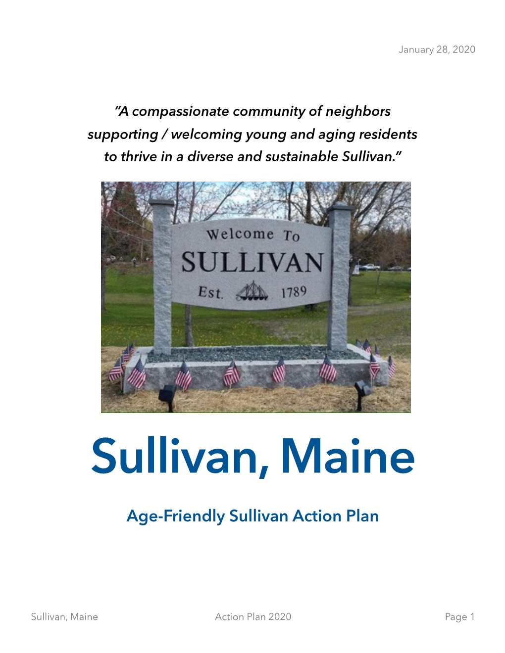 Age-Friendly Sullivan Action Plan