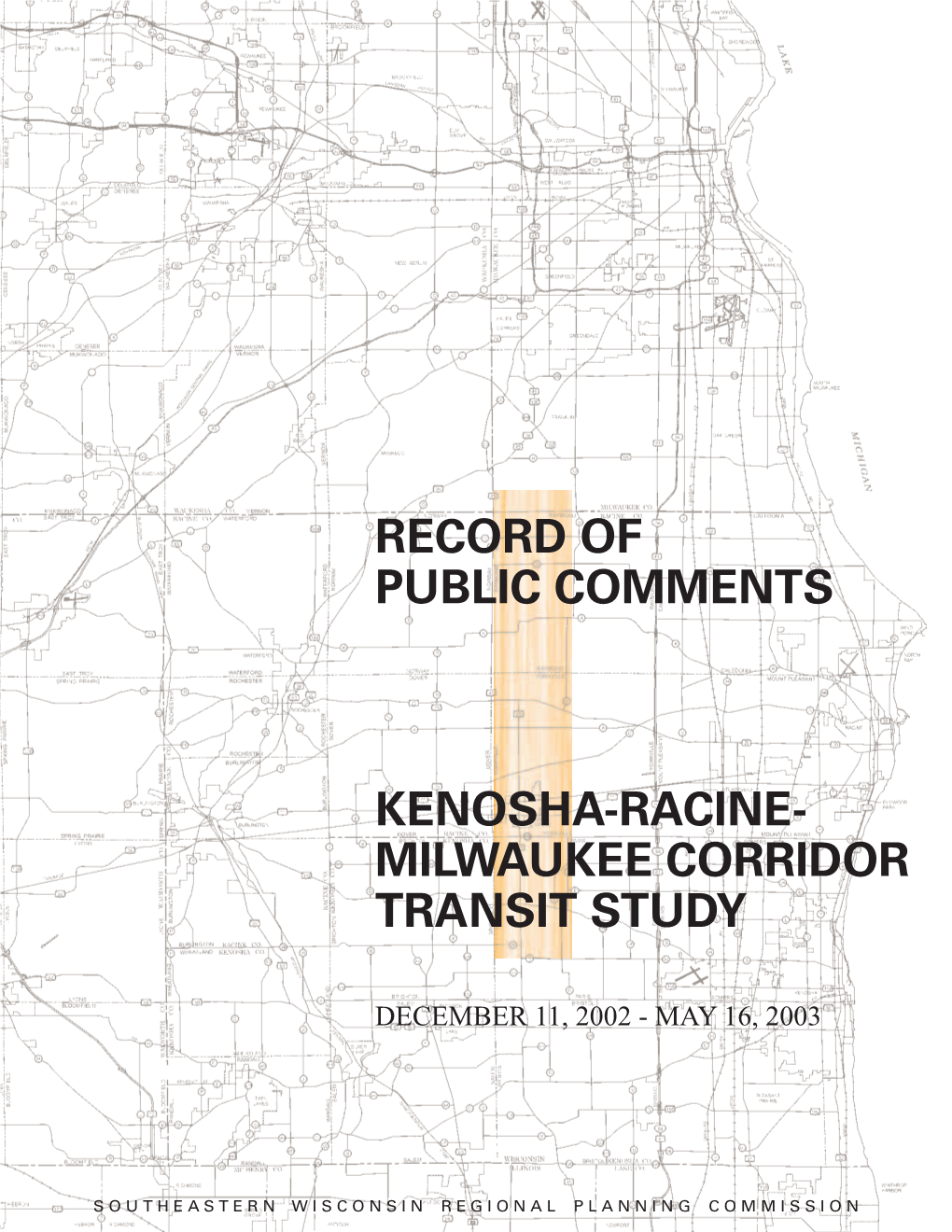 Record of Public Comments Kenosha-Racine