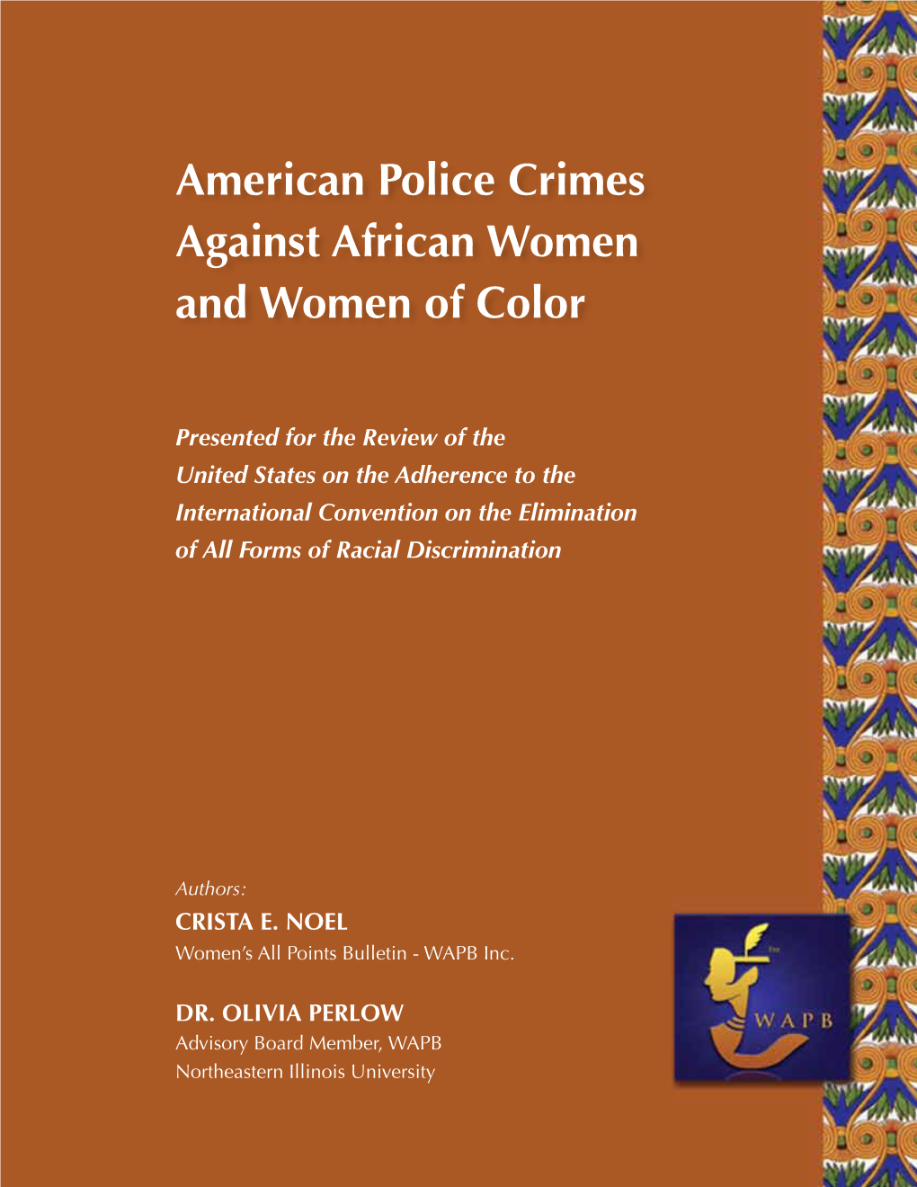 American Police Crimes Against African Women and Women of Color