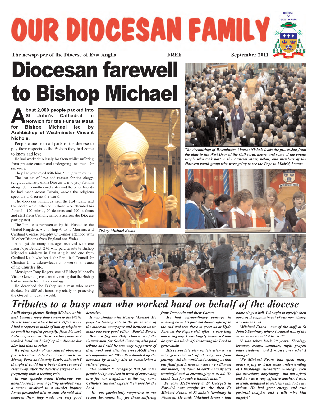 Diocesan Farewell to Bishop Michael