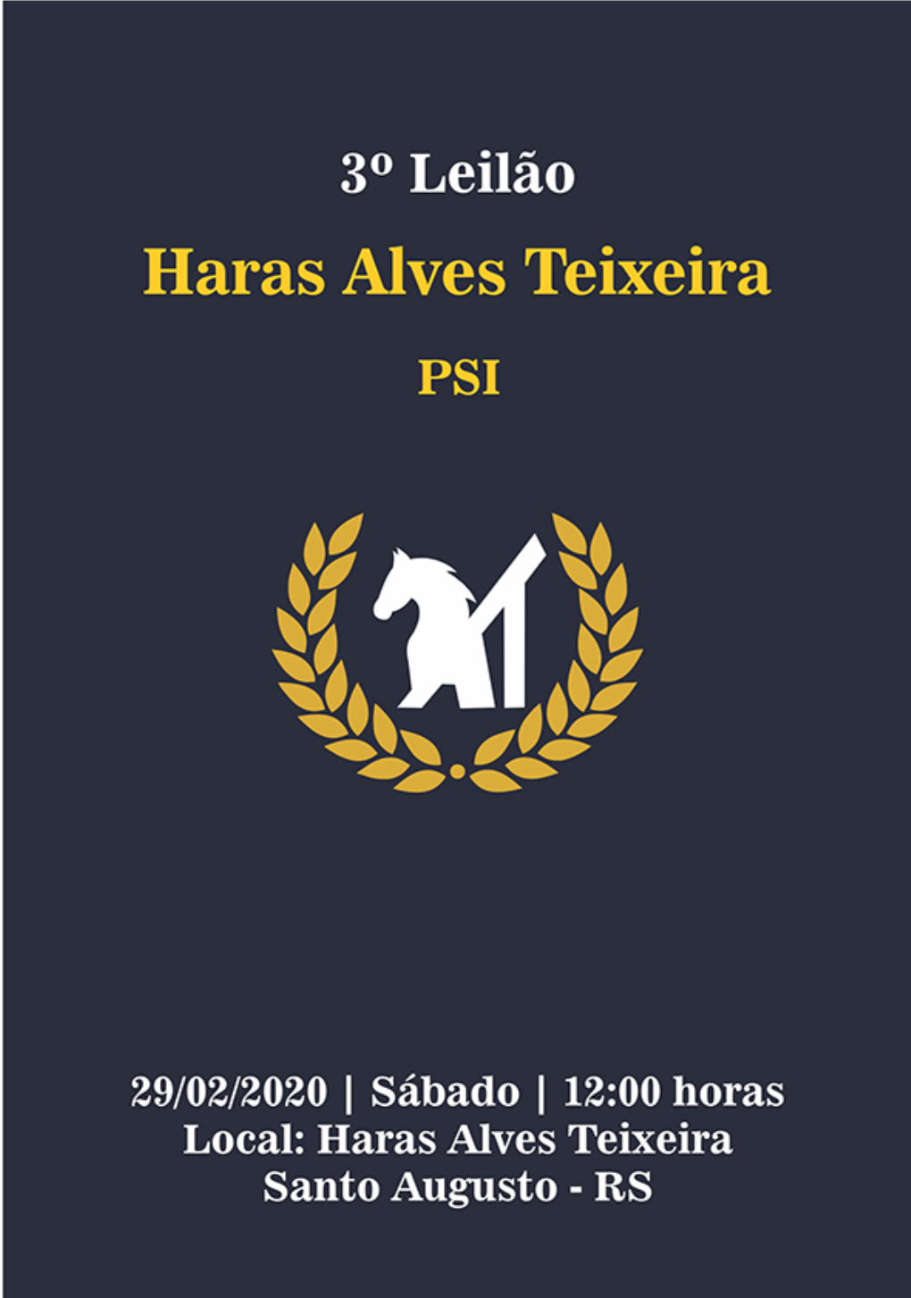 LEILÃO Haras Alves Teixeira Geração 2018