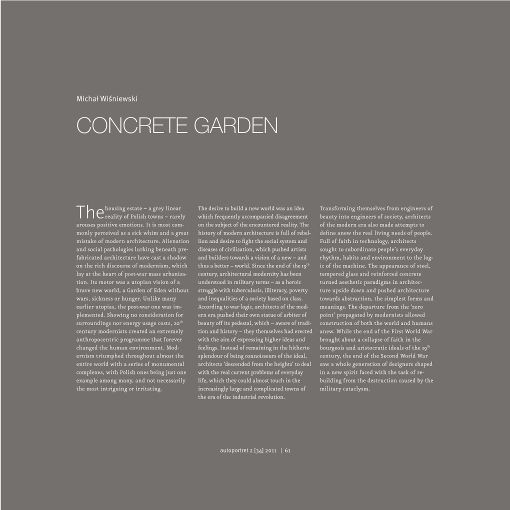 Concrete Garden