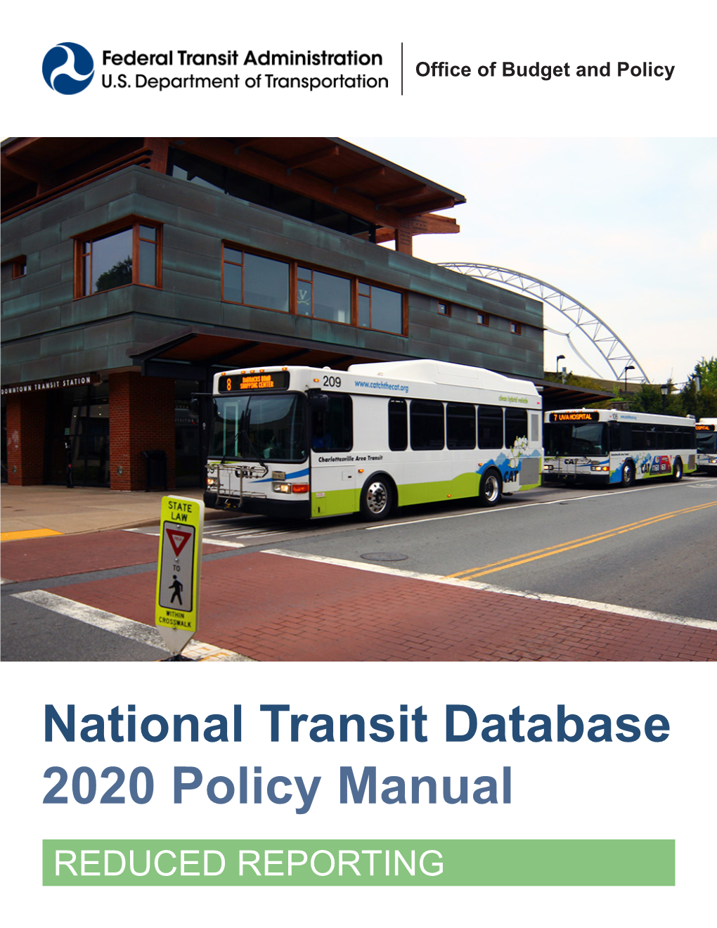 2020 NTD Reduced Reporter Policy Manual