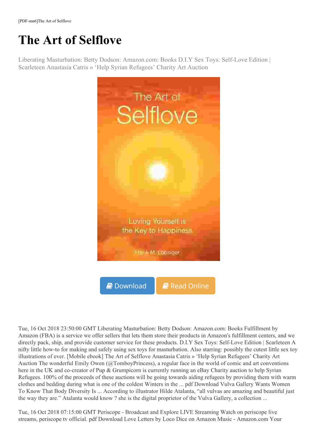 [Mobile Ebook] the Art of Selflove
