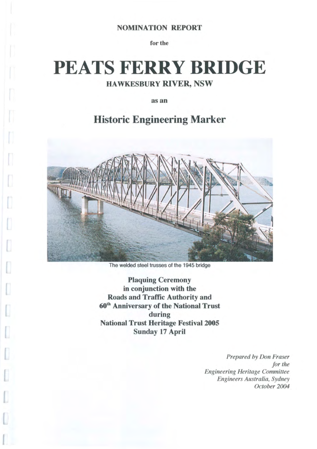 Peats Ferry Bridge Ha Wkesbury River, Nsw