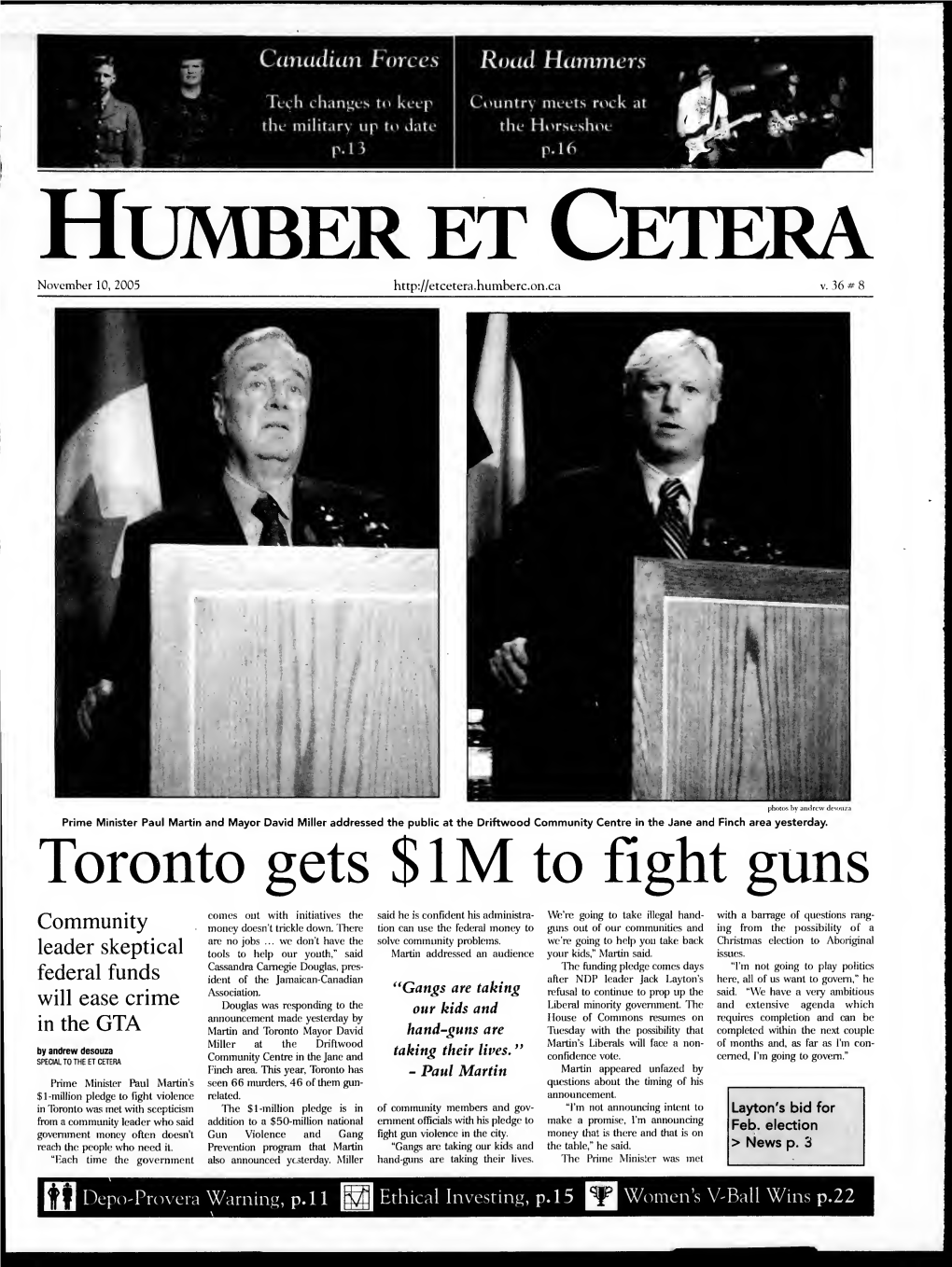 Toronto Gets $ 1 M to Fight Guns