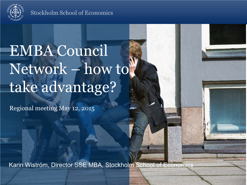 EMBA Council Network – How to Take Advantage?