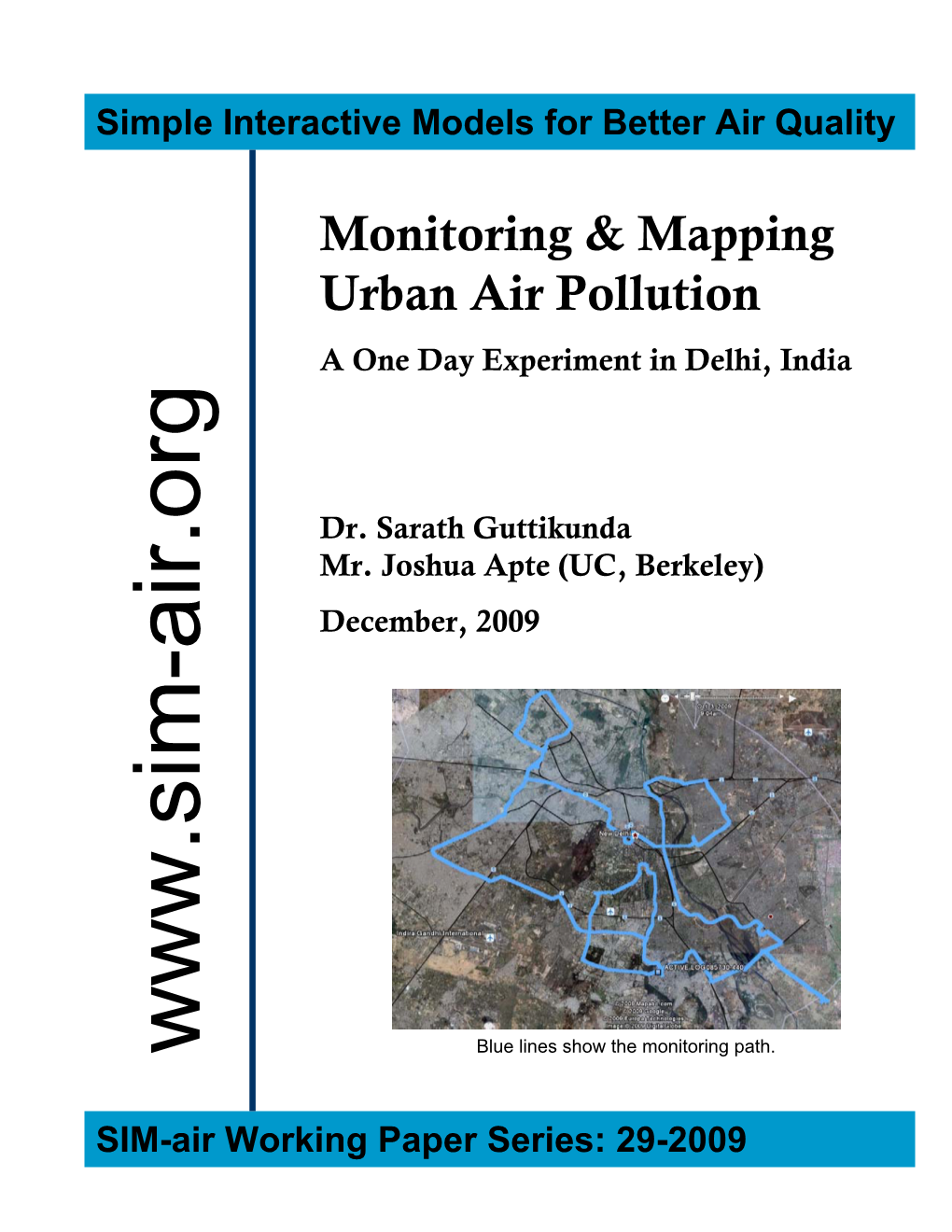 Monitoring & Mapping Urban Air Pollution