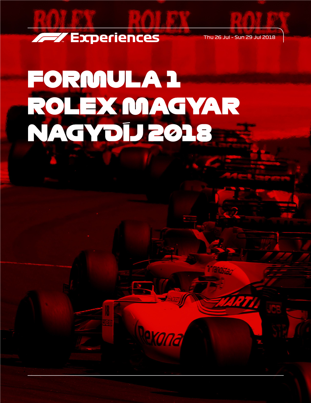 Formula 1 Rolex Magyar Nagydíj 2018