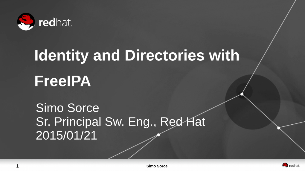 Identity and Directories with Freeipa