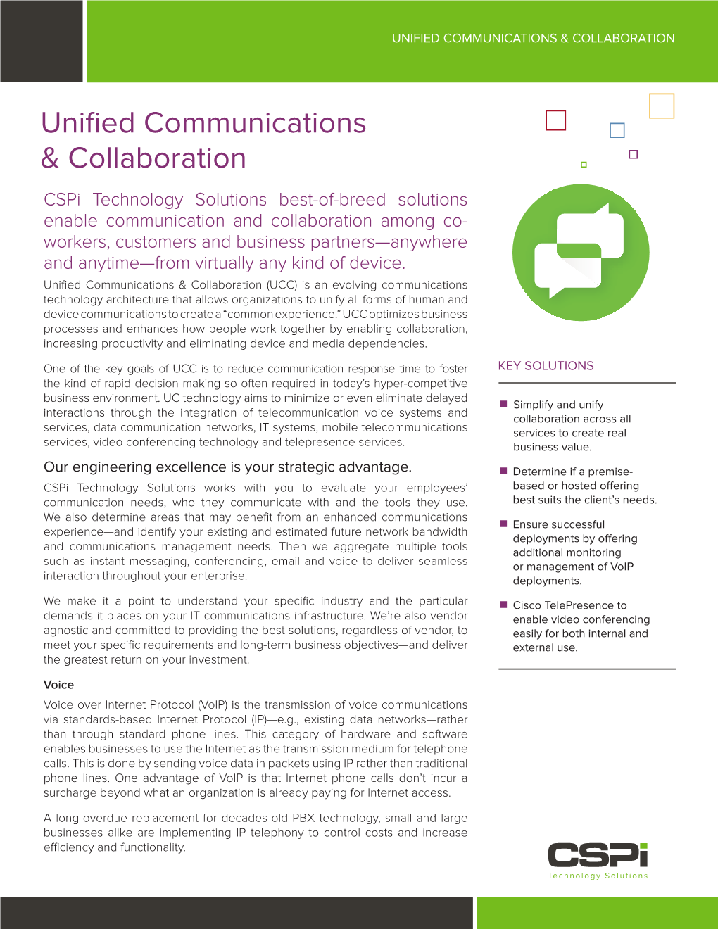 Unified Communications & Collaboration