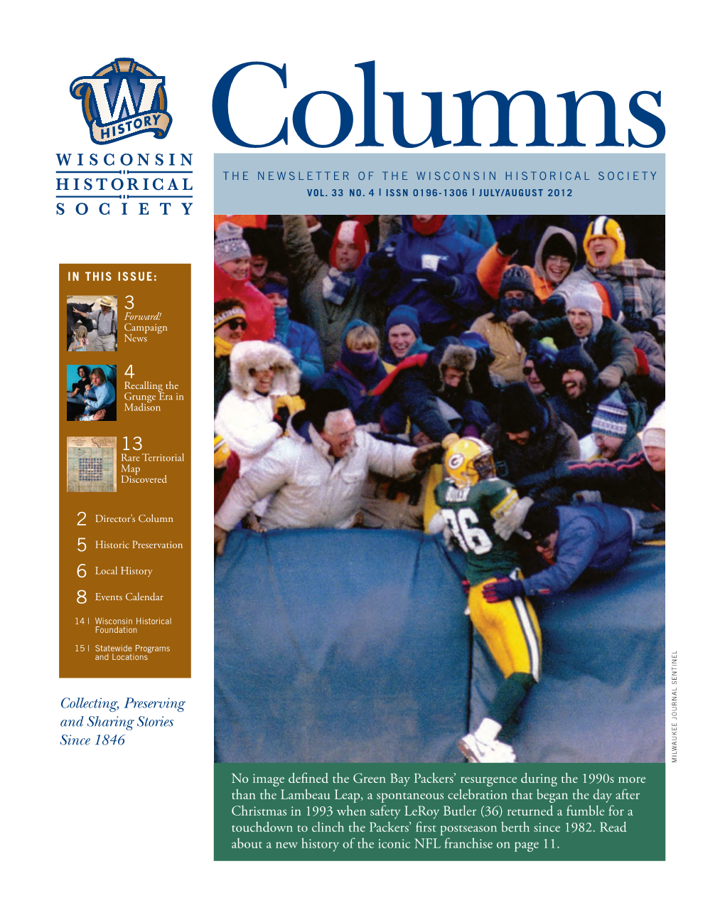 Columns Vol. 33 No. 4 July/August 2012