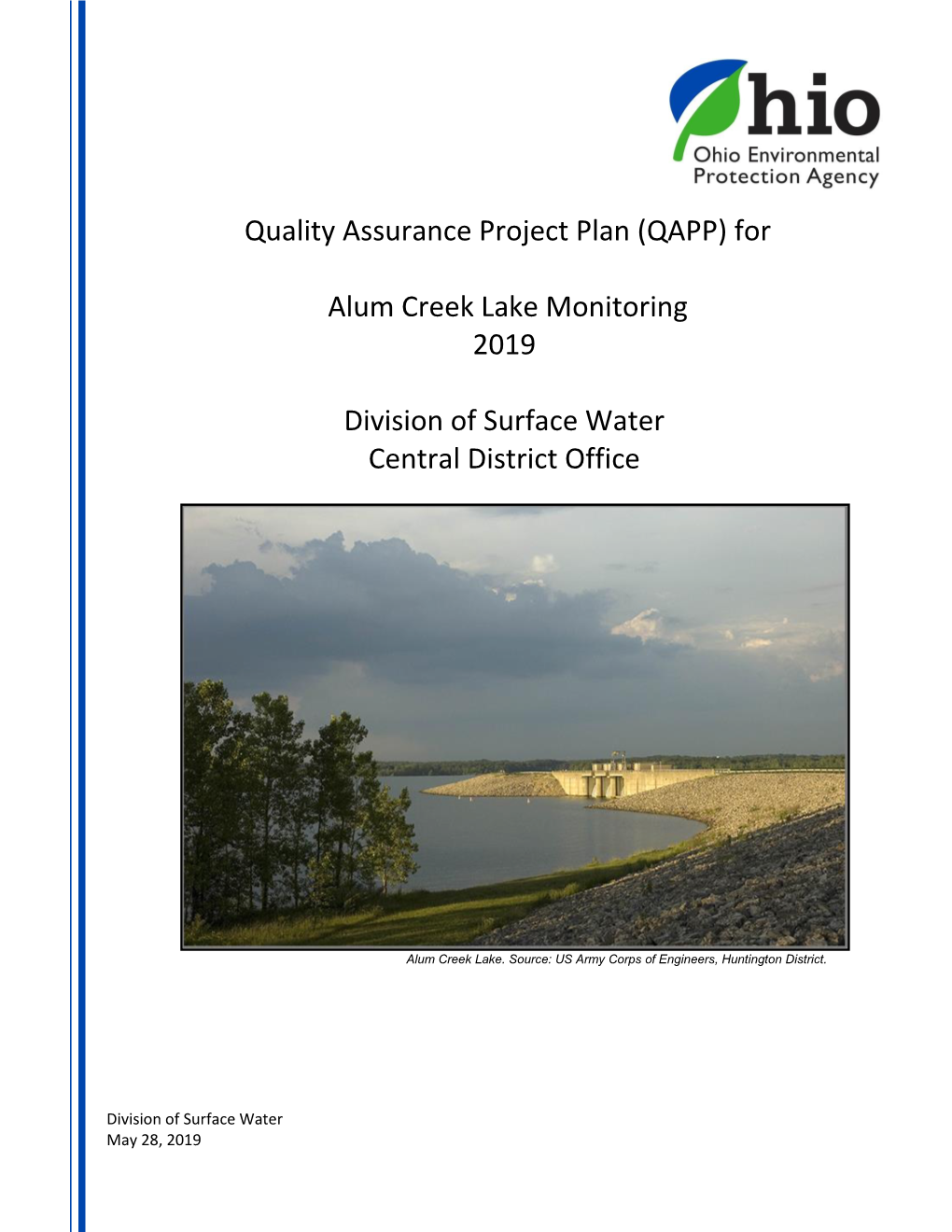 Quality Assurance Project Plan (QAPP) for Alum Creek