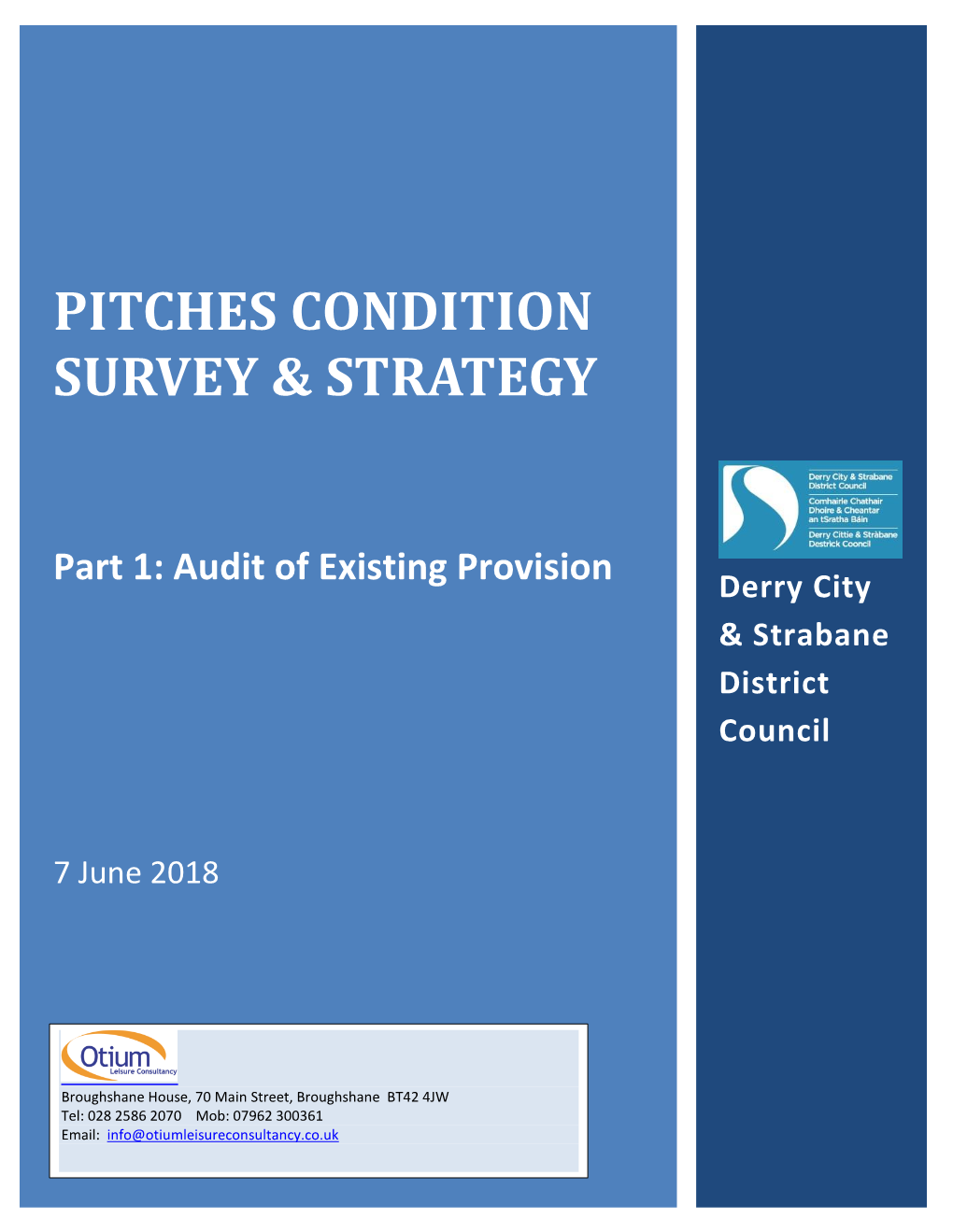 Pitches Condition Survey & Strategy