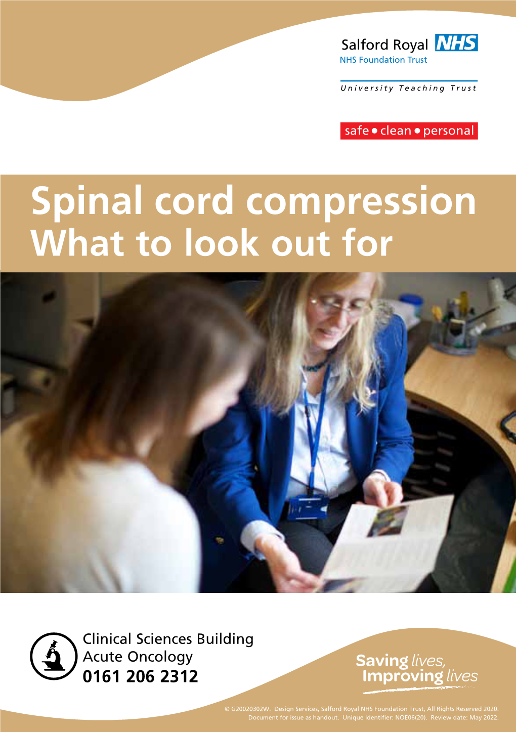Spinal Cord Compression What to Look out For
