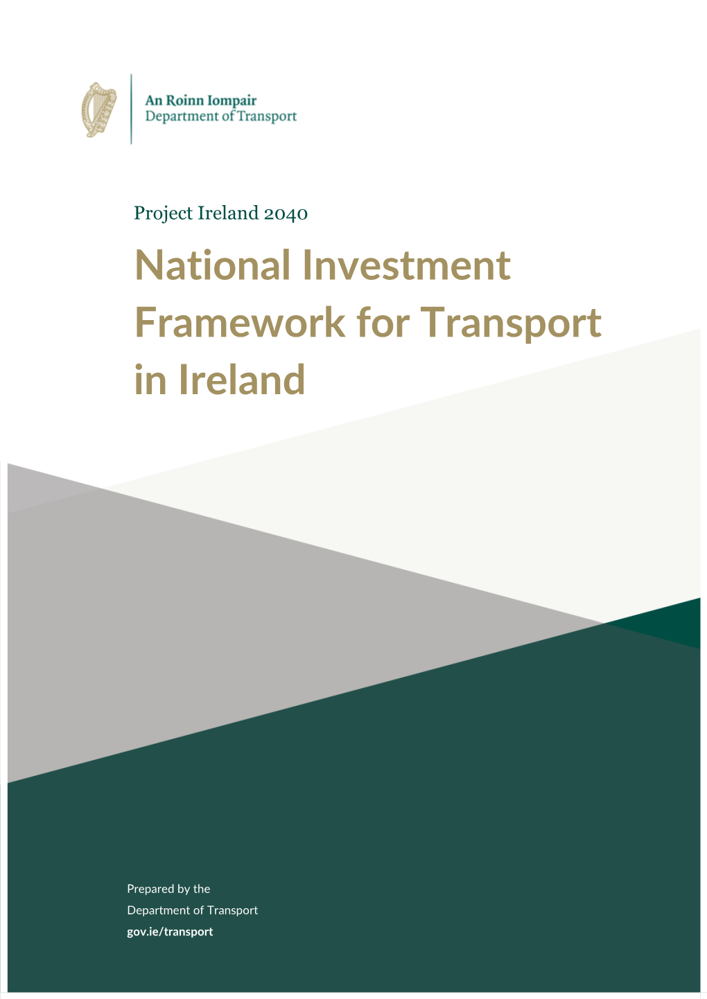 National Investment Framework for Transport in Ireland