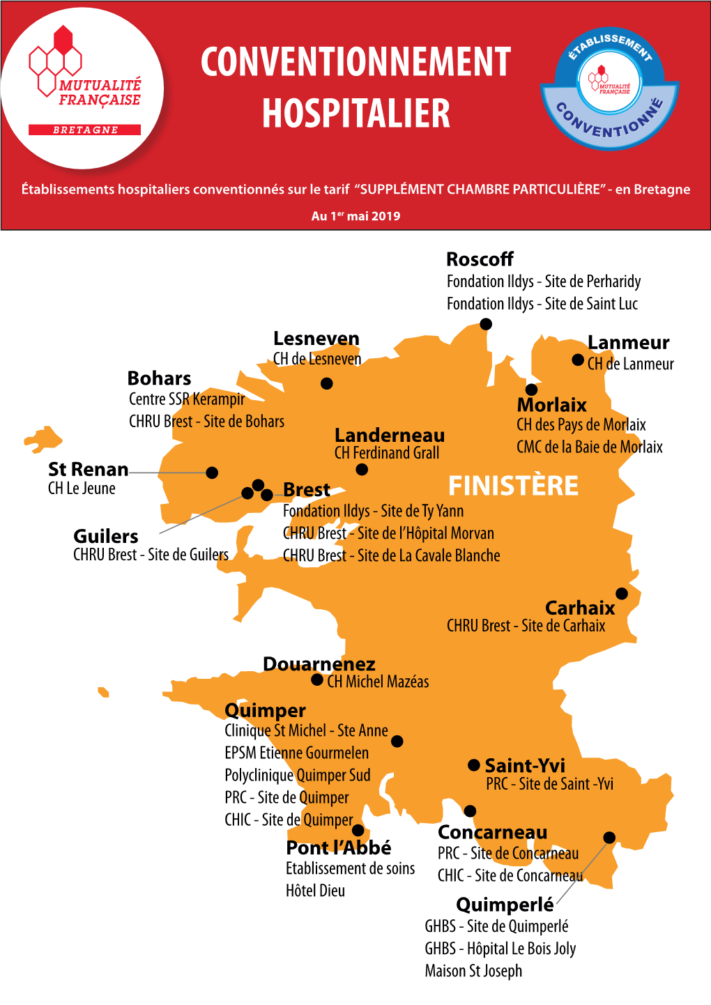 Etablissements Conventionnés Du Finistère