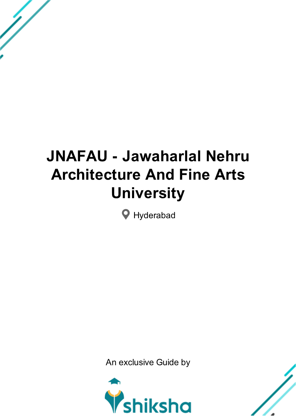 Jawaharlal Nehru Architecture and Fine Arts University