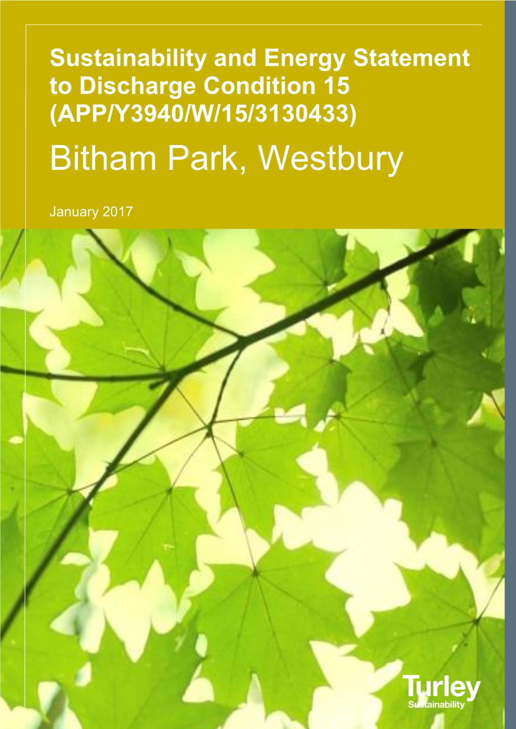 Bitham Park, Westbury