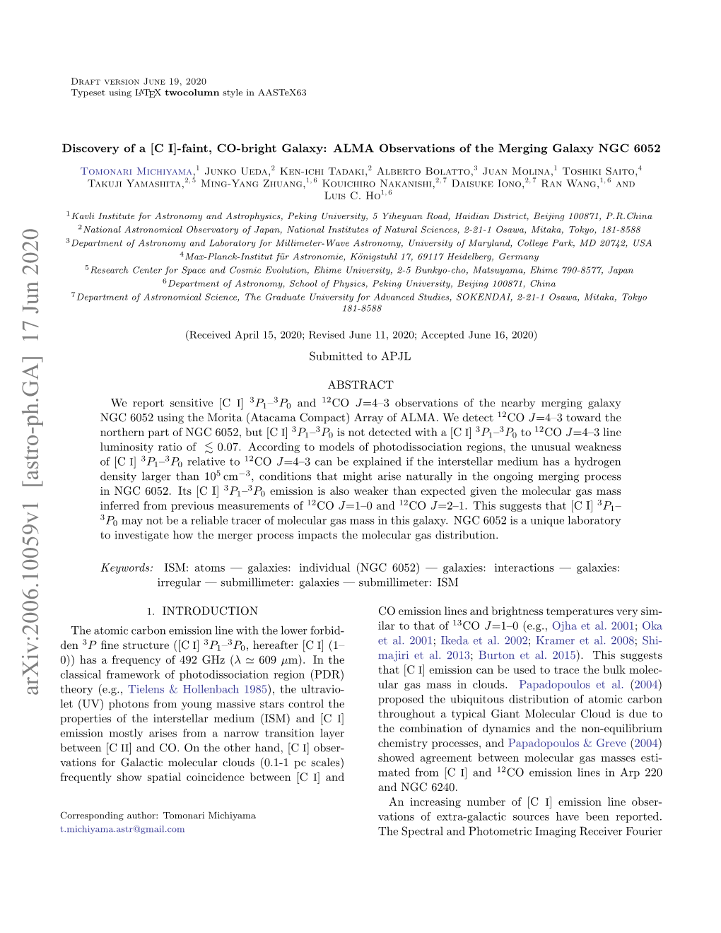 Discovery of a [CI]-Faint, CO-Bright Galaxy: ALMA Observations of The