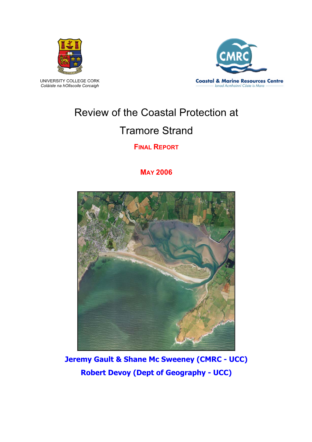 Review of the Coastal Protection at Tramore Strand Final Report