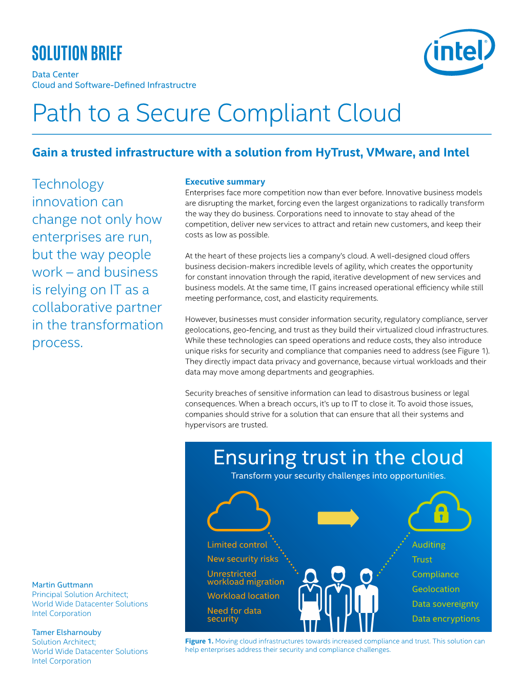 The Path to a Secure Compliant Cloud with Hytrust and Vmware